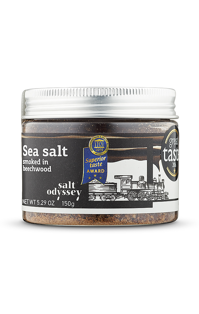 Smoked sea salt from Greece 150gr